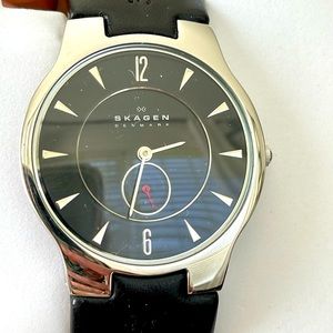 - Skagen watch with box. Needs repair / battery.